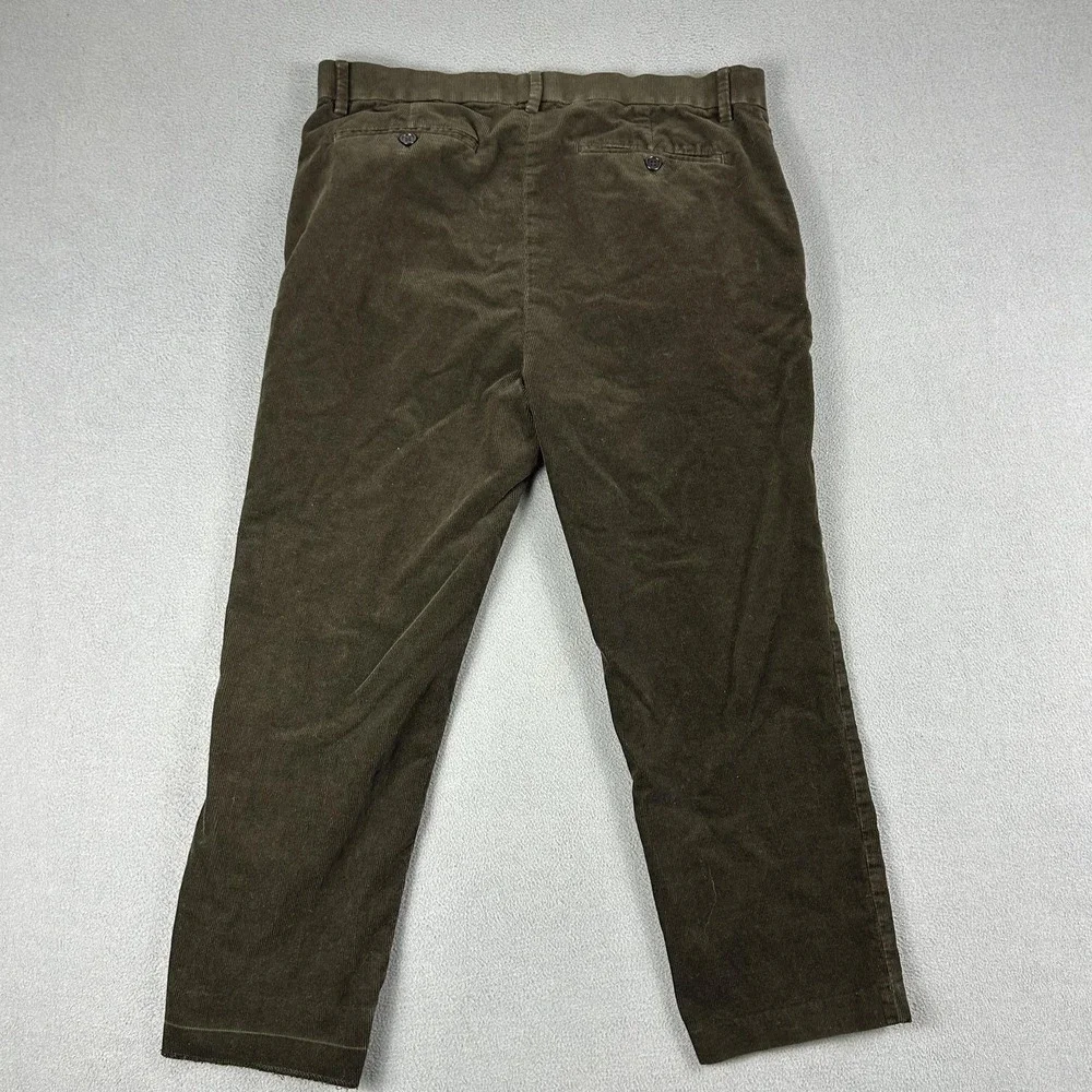 Banana Republic Corduroy Pants 32x24 Mens Brown Traveler Slim Fit Chino Trousers